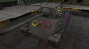 Качественные зоны пробития для T-25 для World Of Tanks миниатюра 1