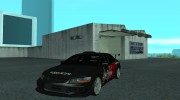 Mitsubishi Lancer Evolution VII Tunable для GTA San Andreas миниатюра 7