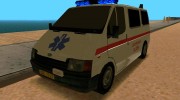 Ford Transit Ambulance для GTA San Andreas миниатюра 1