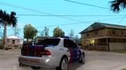 Mitsubishi Galant Police Indanesia para GTA San Andreas miniatura 4
