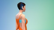 Украшение LeahLillith Emblished Feathers Earrings для Sims 4 миниатюра 4
