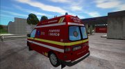 Volkswagen T5 Pompierii Smurd (Ambulance) para GTA San Andreas miniatura 3
