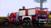 Hummer H2 Firetruck Fire Department City of Los Sanos for GTA San Andreas miniature 19