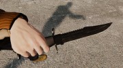 Нож The Alabama Slammer чёрный for GTA 4 miniature 2