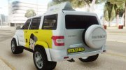 УАЗ Патриот Яндекс такси para GTA San Andreas miniatura 3