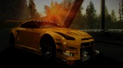Nissan GT-R (R35) 2012 GT3 для GTA San Andreas миниатюра 6