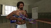 Famas Black Widow - Purple для GTA San Andreas миниатюра 1