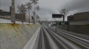Winter Los Santos Roads (+Remove Grass & Flowers) para GTA San Andreas miniatura 2