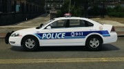 Chevrolet Impala 2012 Liberty City Police Department para GTA 4 miniatura 2