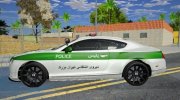 Bentley Continental Iranian Police for GTA San Andreas miniature 4