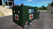 Zastava Rival Военная Скорая Помощь (Military Ambulance) для GTA San Andreas миниатюра 4