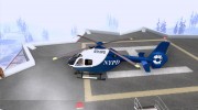 NYPD Eurocopter By SgtMartin_Riggs para GTA San Andreas miniatura 2