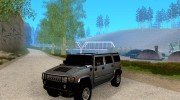 Hummer H2 SUV для GTA San Andreas миниатюра 1