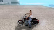 Harley Davidson FatBoy (Terminator 2) для GTA San Andreas миниатюра 2