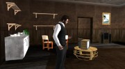 Skin GTA V Online HD в чёрной жилетке для GTA San Andreas миниатюра 4