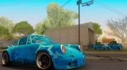Porsche 911 Blue Star для GTA San Andreas миниатюра 3