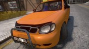 Daewoo Lanos Taxi для GTA 4 миниатюра 5