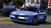 Alfa Romeo 159 Ti Polizia (ELS) for GTA 5 miniature 1