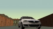Dacia Logan 2008 GrayEdit for GTA San Andreas miniature 4