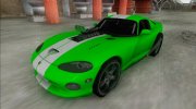 Dodge Viper GTS Drag para GTA San Andreas miniatura 2