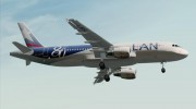 Airbus A320-200 LAN Airlines - 80 Years Anniversary (CC-CQN) для GTA San Andreas миниатюра 4