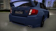 Subaru Impreza WRX STI Sedan 2011 для GTA San Andreas миниатюра 14