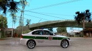 BMW 330 E90 Policija для GTA San Andreas миниатюра 5