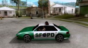 Sultan SFPD para GTA San Andreas miniatura 2
