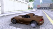 Dodge Viper SRT10 Impostor Tuning for GTA San Andreas miniature 2