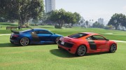 Audi R8 5.2 FSI V10 Plus Quattro S Tronic для GTA 5 миниатюра 2