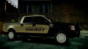 Ford F150 2010 Liberty County Sheriff para GTA 4 miniatura 7