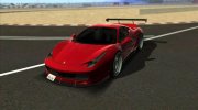 Ferrari 458 Liberty-Walk для GTA San Andreas миниатюра 1