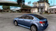 Subaru Legacy 2010 v.2 для GTA San Andreas миниатюра 3