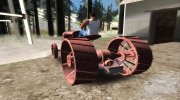 GTA V Tractor Worn para GTA San Andreas miniatura 2
