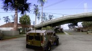 Hummer H2 Army для GTA San Andreas миниатюра 4