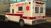 GTA III Ambulance HD (ImVehFt) for GTA San Andreas miniature 2
