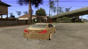 Infiniti G37 Coupe Sport for GTA San Andreas miniature 4