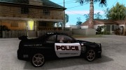 Nissan Skyline R34 Police for GTA San Andreas miniature 5