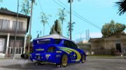 Subaru Impreza STi WRC wht1 для GTA San Andreas миниатюра 4
