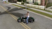 Harley Davidson FLSTF (Fat Boy) v2.0 Skin 1 para GTA San Andreas miniatura 2