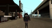 Noire School Uniform Skin for GTA San Andreas miniature 2