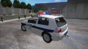 Volkswagen Golf GTI Mk4 Policija para GTA San Andreas miniatura 7