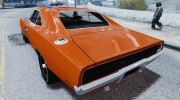 Dodge Charger General Lee 1969 for GTA 4 miniature 3
