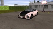 Bentley Continental GT Mansory para GTA San Andreas miniatura 1