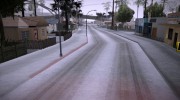 Winter Grove Street for GTA San Andreas miniature 4