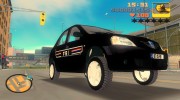 Dacia Logan FBI para GTA 3 miniatura 6