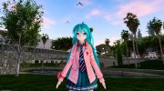 Hatsune Miku - Ribbon Girl for GTA San Andreas miniature 6