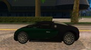 Bugatti Veyron 2005 para GTA San Andreas miniatura 2