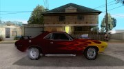 Dodge Challenger Tuning для GTA San Andreas миниатюра 5