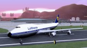Boeing 747-100 Lufthansa para GTA San Andreas miniatura 1